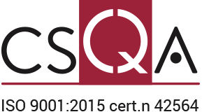 ISO 9001 - 2015 - certificato numero 42564
